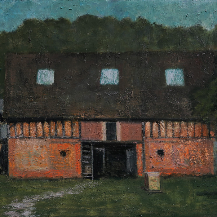 "L'atelier au soir," oil on canvas, 44¾" x 57½" (114 x 146cm)