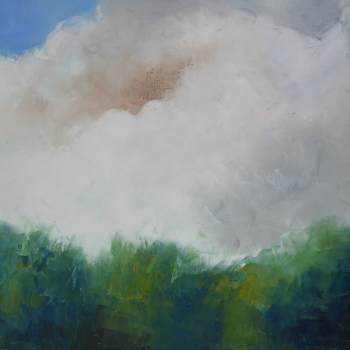 "We Love Green," oil on canvas, 25½" x 36¼" (65 x 92cm)