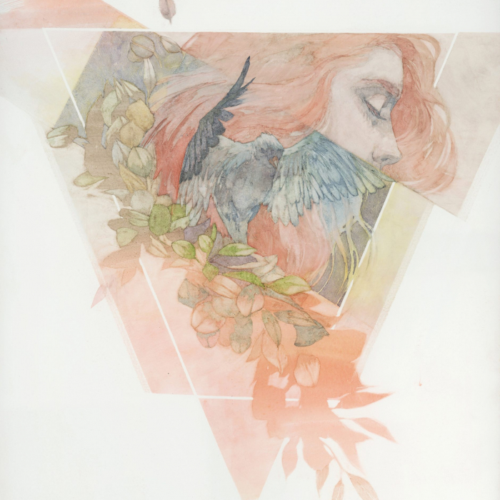 "Resonance II," watercolor on board, 24" x 18" (61 x 46cm)