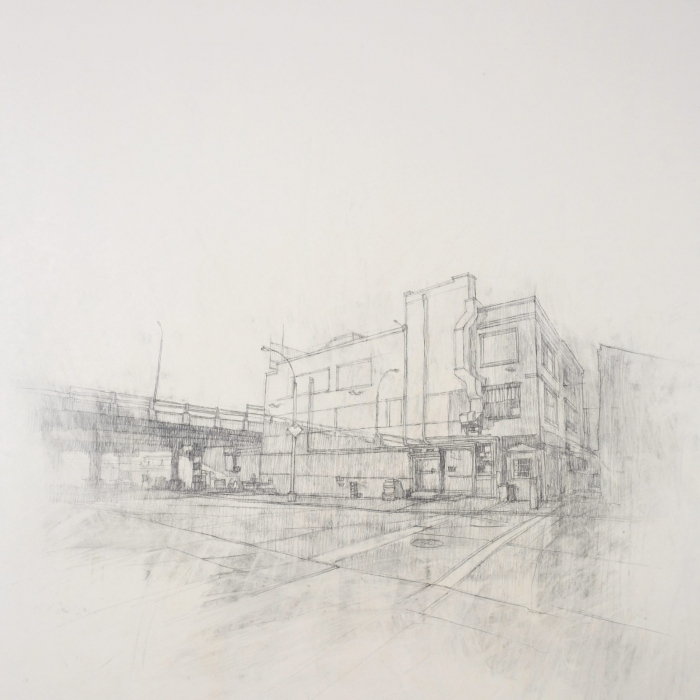 "Resonance Study IV," graphite on paper, 34"x 26" (86 x 66cm)