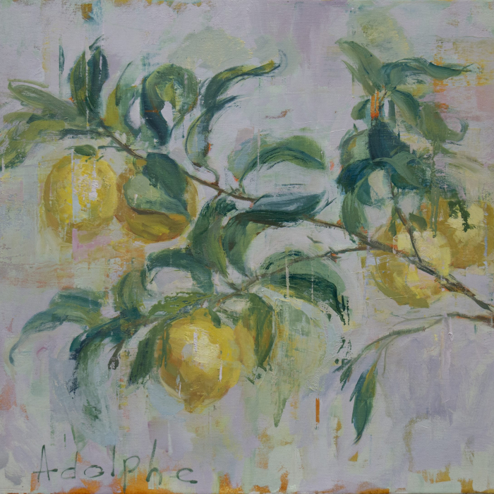 "Limoncello No. 8," oil on canvas, 22" x 26" (56 x 66cm)